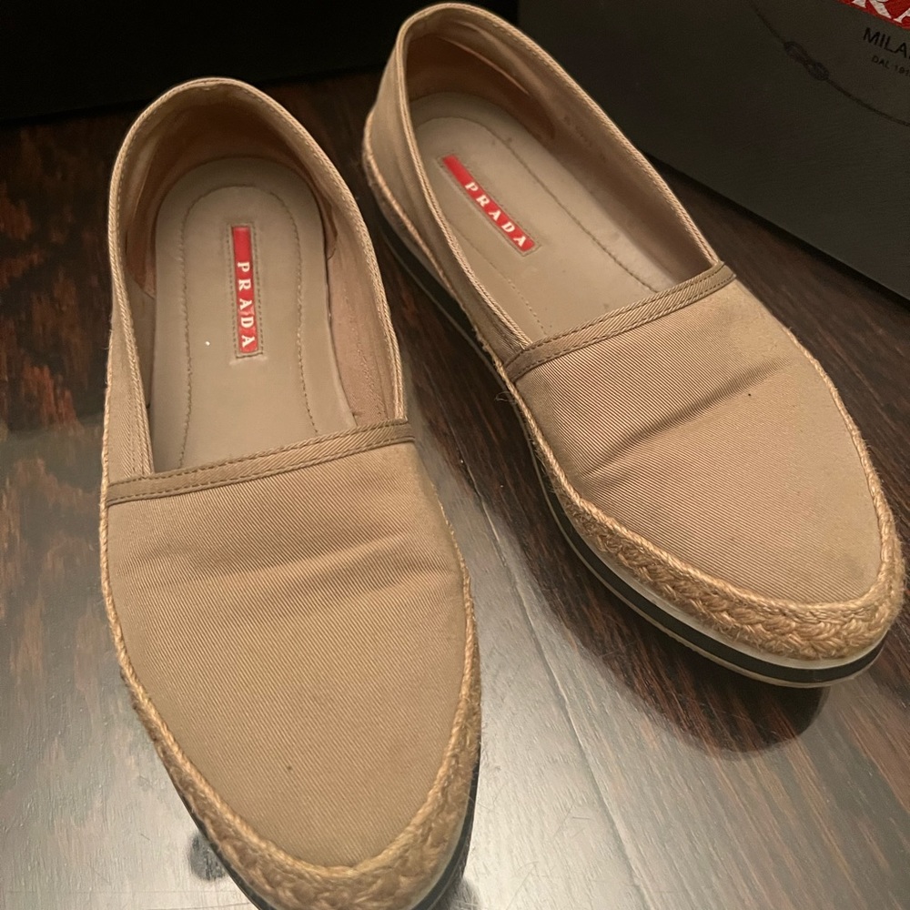 Prada shoes slip on
